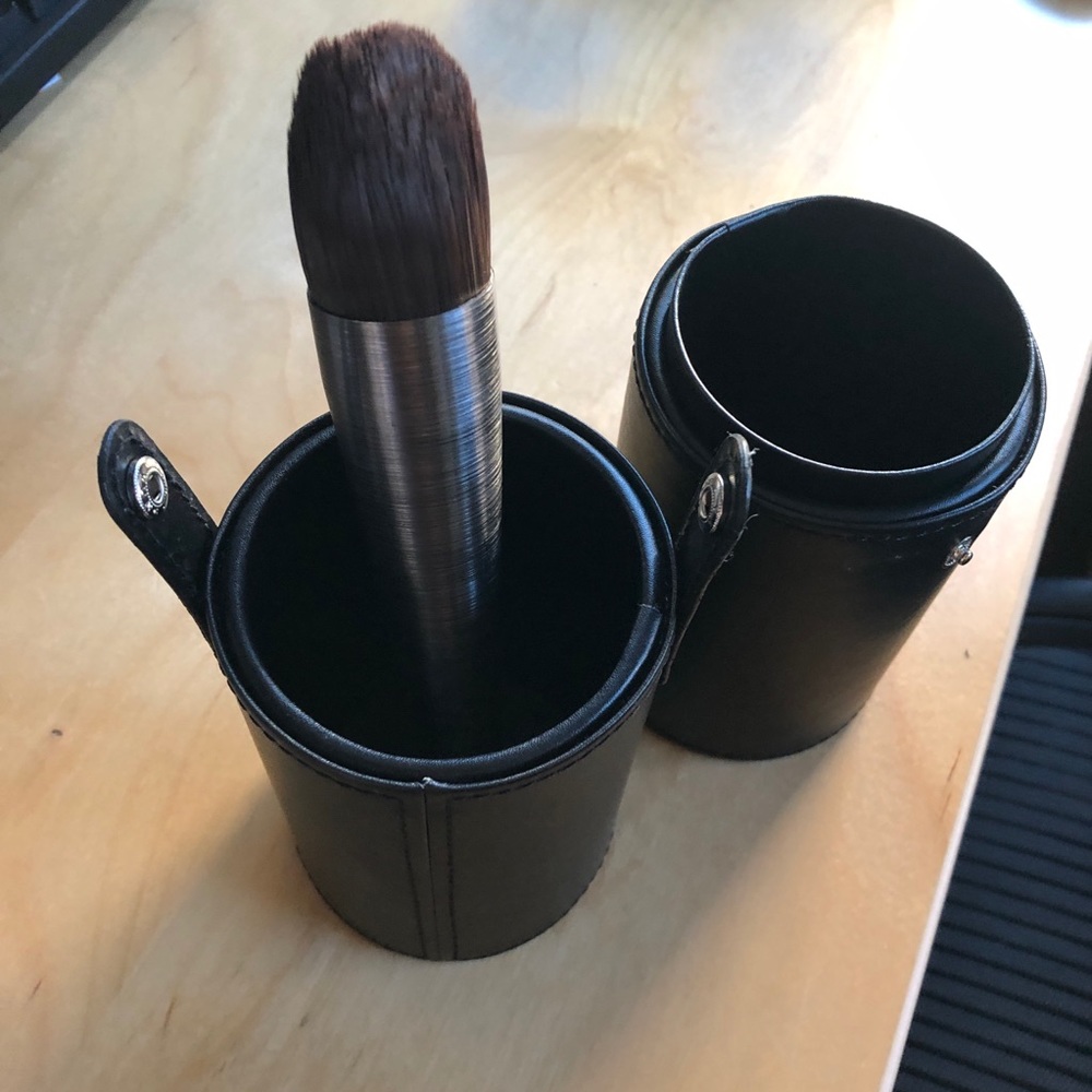 Makeup Brush Cylinder Travel Case